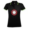 SOL'S Ladies Pasadena Tipped Cotton Piqué Polo Shirt Thumbnail
