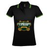 SOL'S Ladies Pasadena Tipped Cotton Piqué Polo Shirt Thumbnail