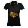 SOL'S Ladies Pasadena Tipped Cotton Piqué Polo Shirt Thumbnail