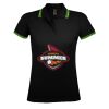 SOL'S Ladies Pasadena Tipped Cotton Piqué Polo Shirt Thumbnail