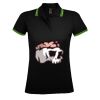 SOL'S Ladies Pasadena Tipped Cotton Piqué Polo Shirt Thumbnail