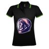SOL'S Ladies Pasadena Tipped Cotton Piqué Polo Shirt Thumbnail