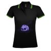 SOL'S Ladies Pasadena Tipped Cotton Piqué Polo Shirt Thumbnail