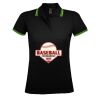 SOL'S Ladies Pasadena Tipped Cotton Piqué Polo Shirt Thumbnail