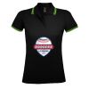 SOL'S Ladies Pasadena Tipped Cotton Piqué Polo Shirt Thumbnail
