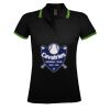 SOL'S Ladies Pasadena Tipped Cotton Piqué Polo Shirt Thumbnail