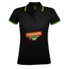 SOL'S Ladies Pasadena Tipped Cotton Piqué Polo Shirt Thumbnail