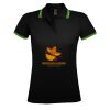 SOL'S Ladies Pasadena Tipped Cotton Piqué Polo Shirt Thumbnail