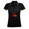 SOL'S Ladies Pasadena Tipped Cotton Piqué Polo Shirt Thumbnail