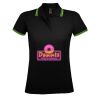 SOL'S Ladies Pasadena Tipped Cotton Piqué Polo Shirt Thumbnail