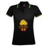 SOL'S Ladies Pasadena Tipped Cotton Piqué Polo Shirt Thumbnail