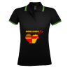 SOL'S Ladies Pasadena Tipped Cotton Piqué Polo Shirt Thumbnail