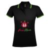 SOL'S Ladies Pasadena Tipped Cotton Piqué Polo Shirt Thumbnail