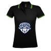SOL'S Ladies Pasadena Tipped Cotton Piqué Polo Shirt Thumbnail