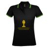 SOL'S Ladies Pasadena Tipped Cotton Piqué Polo Shirt Thumbnail
