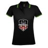 SOL'S Ladies Pasadena Tipped Cotton Piqué Polo Shirt Thumbnail