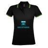 SOL'S Ladies Pasadena Tipped Cotton Piqué Polo Shirt Thumbnail