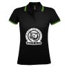 SOL'S Ladies Pasadena Tipped Cotton Piqué Polo Shirt Thumbnail