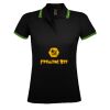SOL'S Ladies Pasadena Tipped Cotton Piqué Polo Shirt Thumbnail