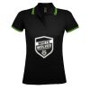SOL'S Ladies Pasadena Tipped Cotton Piqué Polo Shirt Thumbnail