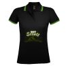 SOL'S Ladies Pasadena Tipped Cotton Piqué Polo Shirt Thumbnail