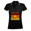 SOL'S Ladies Pasadena Tipped Cotton Piqué Polo Shirt Thumbnail