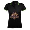 SOL'S Ladies Pasadena Tipped Cotton Piqué Polo Shirt Thumbnail