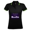 SOL'S Ladies Pasadena Tipped Cotton Piqué Polo Shirt Thumbnail