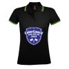 SOL'S Ladies Pasadena Tipped Cotton Piqué Polo Shirt Thumbnail