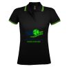 SOL'S Ladies Pasadena Tipped Cotton Piqué Polo Shirt Thumbnail