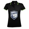 SOL'S Ladies Pasadena Tipped Cotton Piqué Polo Shirt Thumbnail