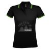 SOL'S Ladies Pasadena Tipped Cotton Piqué Polo Shirt Thumbnail