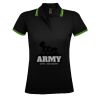 SOL'S Ladies Pasadena Tipped Cotton Piqué Polo Shirt Thumbnail