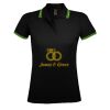 SOL'S Ladies Pasadena Tipped Cotton Piqué Polo Shirt Thumbnail