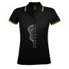 SOL'S Ladies Pasadena Tipped Cotton Piqué Polo Shirt Thumbnail