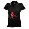 SOL'S Ladies Pasadena Tipped Cotton Piqué Polo Shirt Thumbnail