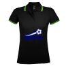 SOL'S Ladies Pasadena Tipped Cotton Piqué Polo Shirt Thumbnail
