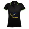 SOL'S Ladies Pasadena Tipped Cotton Piqué Polo Shirt Thumbnail