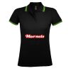 SOL'S Ladies Pasadena Tipped Cotton Piqué Polo Shirt Thumbnail