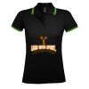 SOL'S Ladies Pasadena Tipped Cotton Piqué Polo Shirt Thumbnail