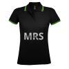 SOL'S Ladies Pasadena Tipped Cotton Piqué Polo Shirt Thumbnail