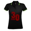 SOL'S Ladies Pasadena Tipped Cotton Piqué Polo Shirt Thumbnail
