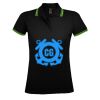 SOL'S Ladies Pasadena Tipped Cotton Piqué Polo Shirt Thumbnail