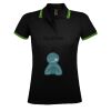 SOL'S Ladies Pasadena Tipped Cotton Piqué Polo Shirt Thumbnail