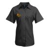 Premier Ladies Signature Short Sleeve Oxford Shirt Thumbnail