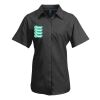 Premier Ladies Signature Short Sleeve Oxford Shirt Thumbnail