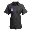 Premier Ladies Signature Short Sleeve Oxford Shirt Thumbnail